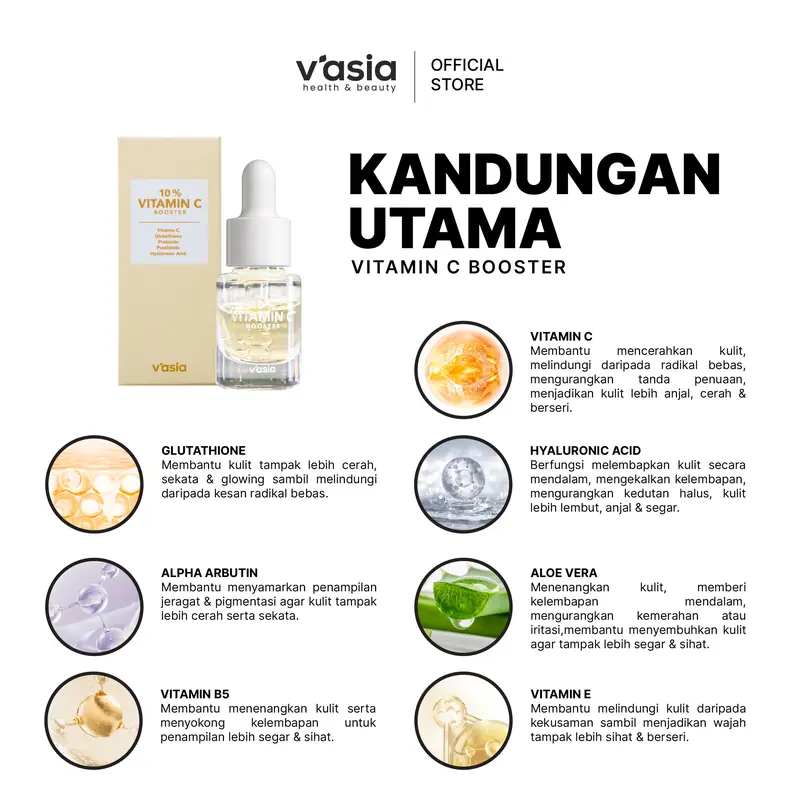 Kandungan utama Vitamin C Booster